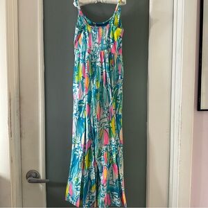 Lilly Pulitzer Beach & Bae -girls wide leg romper / jumpsuit- summer